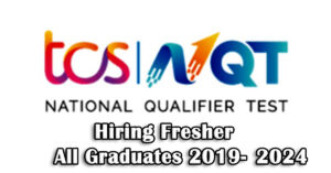 TCS iON NQT Jobs for Freshers 2024