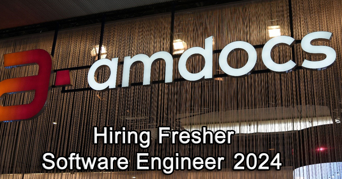 Amdocs Jobs for Freshers 2024