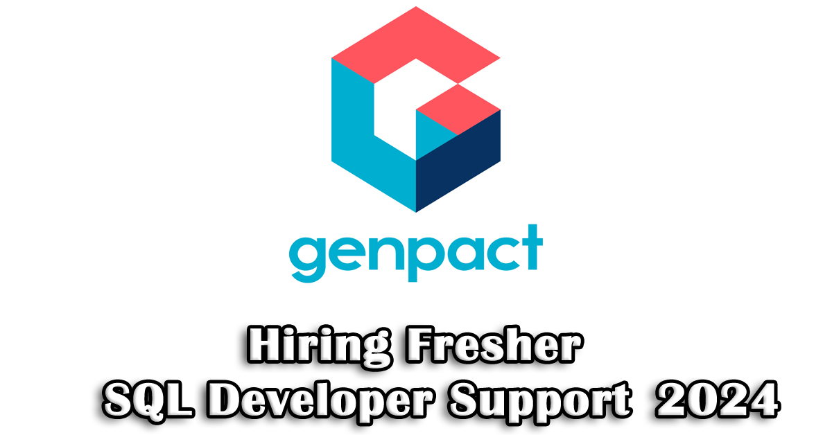 Genpact Jobs for Freshers 2024